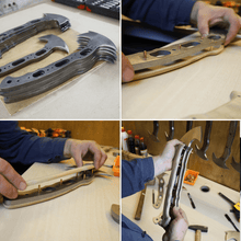 Load image into Gallery viewer, Hand forged tomahawk "Nanook"