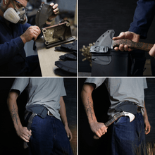 Load image into Gallery viewer, Hand forged tomahawk "Nanook"