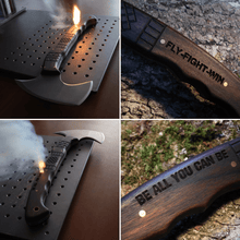Load image into Gallery viewer, Hand forged tomahawk "Nanook"