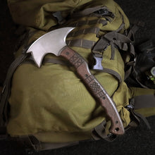 Load image into Gallery viewer, Handcrafted tomahawk "Takoda" with tribal engraving