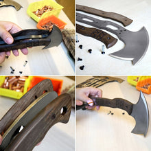 Load image into Gallery viewer, Handcrafted tomahawk "Takoda" with tribal engraving