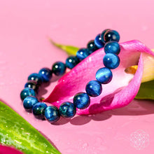 Load image into Gallery viewer, Hawk’s Focus – Royal Blue Tiger’s Eye Bracelet