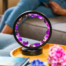 Load image into Gallery viewer, I Am At Peace - Spiritual Protection Amethyst Lamp