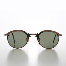 Load image into Gallery viewer, Round 90s Metal Unique Sunglass with Arrow Nose Bridge - Charmer