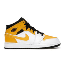 Load image into Gallery viewer, Air Jordan 1 Mid "University Gold" (GS)