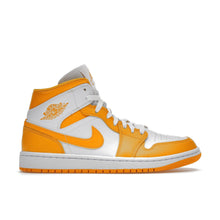 Load image into Gallery viewer, Air Jordan 1 Mid White University Gold (W)