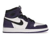 Load image into Gallery viewer, Air Jordan Retro 1 “Court Purple” (GS)
