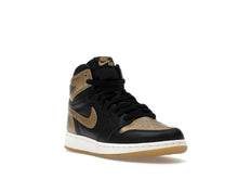 Load image into Gallery viewer, Jordan 1 Retro High OG Black Metallic Gold (GS)