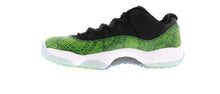 Load image into Gallery viewer, Air Jordan Retro 11 Low Green Snakeskin