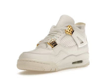 Load image into Gallery viewer, Jordan 4 Retro Metallic Gold (Women's)
