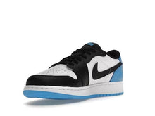 Load image into Gallery viewer, Air Jordan 1 Retro Low OG Black Dark Powder Blue (GS)
