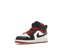 Load image into Gallery viewer, Air Jordan 1 Mid White Gym Red Black (PS)