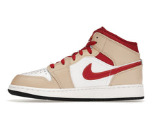 Load image into Gallery viewer, Air Jordan 1 Mid Light Curry Cardinal (GS)
