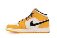 Load image into Gallery viewer, Air Jordan 1 Mid SE Lakers (GS)