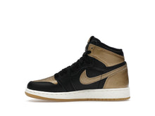 Load image into Gallery viewer, Jordan 1 Retro High OG Black Metallic Gold (GS)