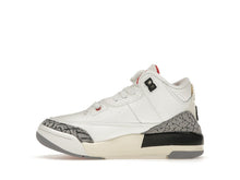 Load image into Gallery viewer, Air Jordan Retro 3 White Cement Reimagined (PS)