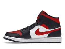 Load image into Gallery viewer, Air Jordan 1 Mid White Black Red (2022)