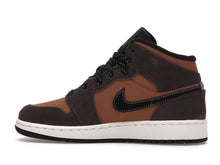 Load image into Gallery viewer, Jordan 1 Mid SE Dark Chocolate (GS)