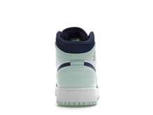 Load image into Gallery viewer, Jordan 1 Mid Mystic Blue Mint (GS)