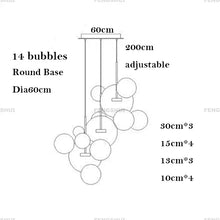 Load image into Gallery viewer, DecorBites™ LED Bubble Chandelier for Home Lighting