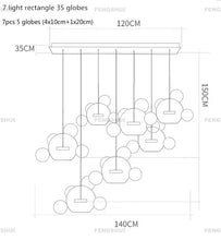 Load image into Gallery viewer, DecorBites™ LED Bubble Chandelier for Home Lighting