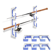Load image into Gallery viewer, Made in the USA Premium Fishing Rod Racks | Wall or Ceiling or Boat Mounted