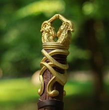 Load image into Gallery viewer, Mjolnir hammer steel version 26.45lb Glow-in-the-Dark Runes