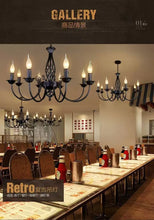 Load image into Gallery viewer, DecorBites™ Modern Black Iron Chandelier for Living Room