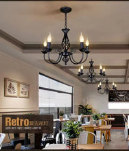 Load image into Gallery viewer, DecorBites™ Modern Black Iron Chandelier for Living Room