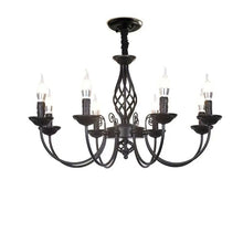 Load image into Gallery viewer, DecorBites™ Modern Black Iron Chandelier for Living Room