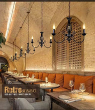 Load image into Gallery viewer, DecorBites™ Modern Black Iron Chandelier for Living Room