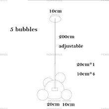 Load image into Gallery viewer, DecorBites™ Modern LED Bubble Chandelier for Home Lighting