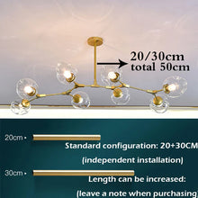 Load image into Gallery viewer, DecorBites™ Modern Nordic Glass Ball LED Chandelier
