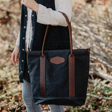 Load image into Gallery viewer, Voyager Waxed Canvas Tote - USA Made