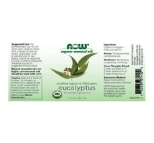 Load image into Gallery viewer, Eucalyptus Essential Oil, Organic