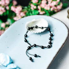 Load image into Gallery viewer, Obsidian Grounding Anklet