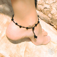 Load image into Gallery viewer, Obsidian Grounding Anklet