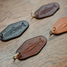 Load image into Gallery viewer, Leather Motel Key Fob - USA Made
