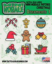Load image into Gallery viewer, Mini Morale - Christmas Ornament Patch Pack 1