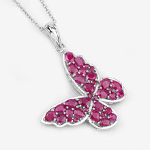 Load image into Gallery viewer, 4.72 Carat Genuine Ruby .925 Sterling Silver Pendant