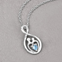 Load image into Gallery viewer, 0.13 Carat Genuine Swiss Blue Topaz .925 Sterling Silver Pendant