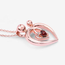 Load image into Gallery viewer, 0.32 Carat Genuine Garnet .925 Sterling Silver Pendant