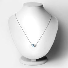 Load image into Gallery viewer, 1.90 Carat Genuine Blue Topaz .925 Sterling Silver Pendant