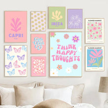 Load image into Gallery viewer, DecorBites™ Pastel Purple Flower Canvas Wall Art