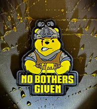 Load image into Gallery viewer, No Bothers Given Tactical Pooh Bear PVC Patch - Embrace the Honey Hunt