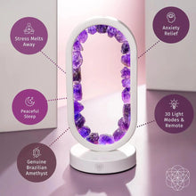 Load image into Gallery viewer, Portal to Peace - Amethyst Lamp of Stress Relief