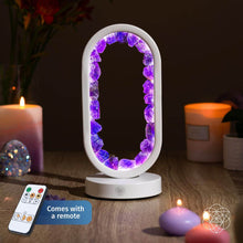 Load image into Gallery viewer, Portal to Peace - Amethyst Lamp of Stress Relief