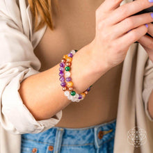 Load image into Gallery viewer, Powerhouse of Wealth Manifestation - Crystal Quartet Bracelet Set