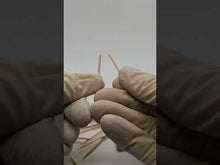 Load and play video in Gallery viewer, BiteMyWood Flavored Birchwood Toothpicks in Plastic Reusable Bag 21 qty 5 Flavors To Choose From