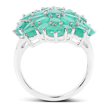 Load image into Gallery viewer, 5.88 Carat Genuine Emerald .925 Sterling Silver Ring
